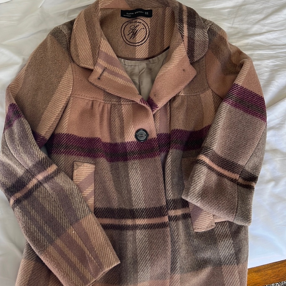 Plaid coat